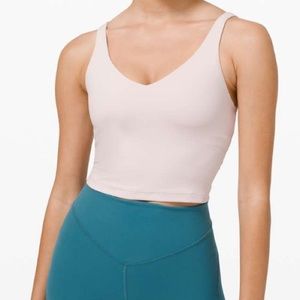lululemon align tank - feather pink - size 8